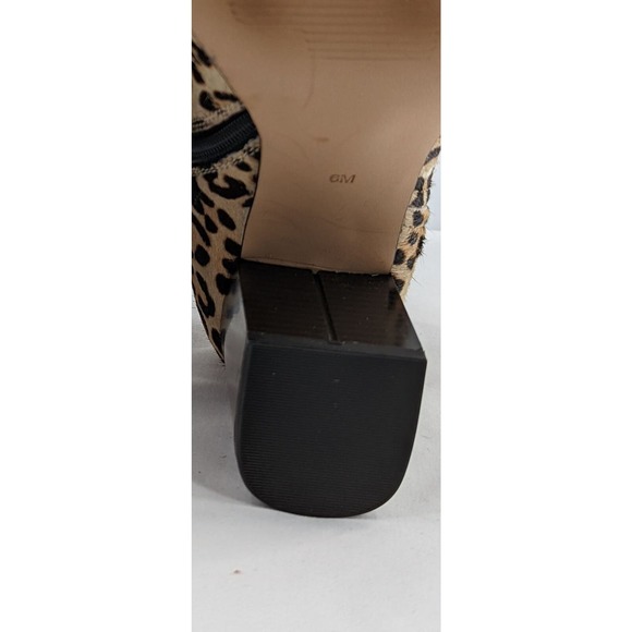 Halogen Boot Leopard Print Block Heel Bootie 6M NEW - Picture 5 of 10